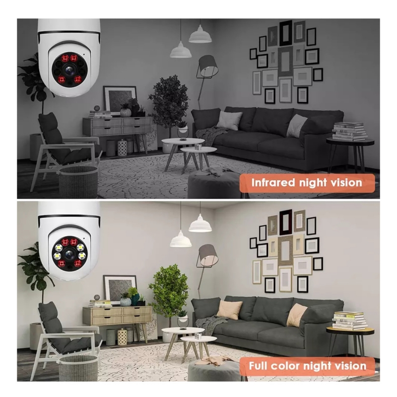 Foto 5 pulgar | Cámara Ip Panorámica De 360°, Full Hd, Wifi Motorizada - Venta Internacional.