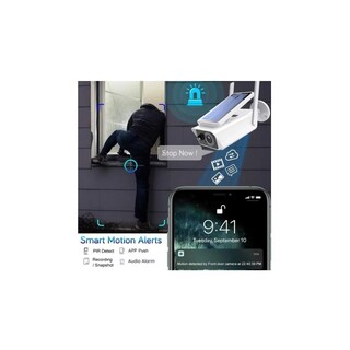 Foto 3 | Cámara de Seguridad Solar Ip Wifi Outdoor Hd 1080p - Venta Internacional