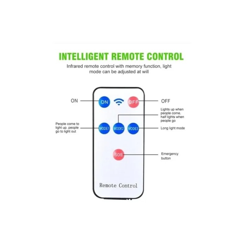 Foto 5 pulgar | Reflector Solar con Sensor de Movimiento y Control Remoto de 77 LED - 2200 mAh