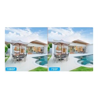 Foto 3 | Cámara de seguridad solar para exteriores HD 1080p con WiFi