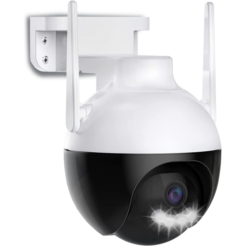 Foto 1 | Cámara HD de Seguridad Panorámica para Exteriores 380 Wifi - Venta Internacional