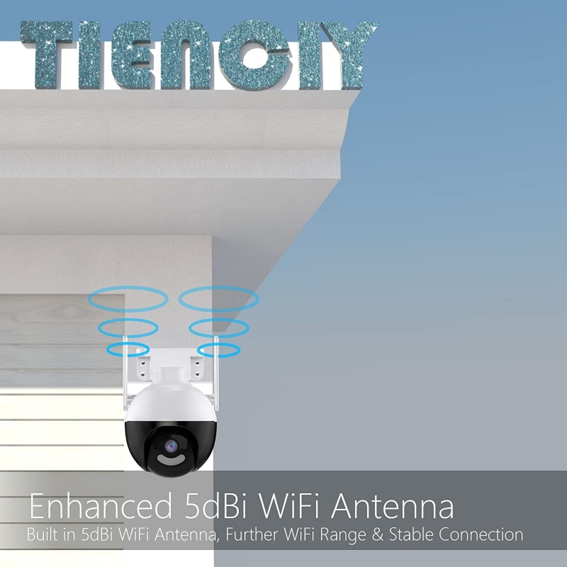 Foto 4 pulgar | Cámara HD de Seguridad Panorámica para Exteriores 380 Wifi - Venta Internacional