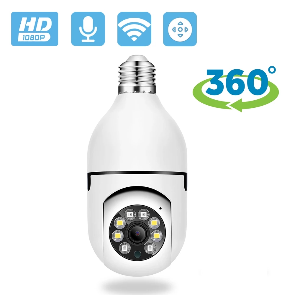 Foto 4 pulgar | Cámara De Seguridad Bulb 360 Wifi Panoramic 2mp 1080p - Venta Internacional.