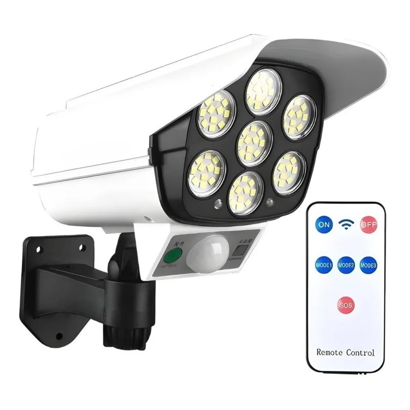 Luz Led Solar para Exteriores con Sensor de Movimiento y Cámara de 150 w - Venta Internacional $658