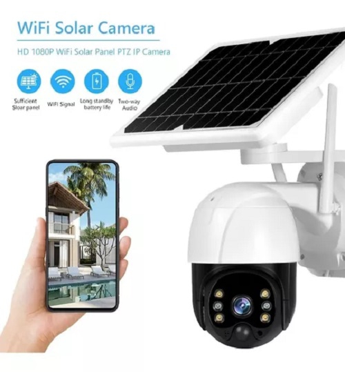 Foto 3 pulgar | Cámara De Seguridad Con Energía Solar Wifi Outdoor Hd 1080p - Venta Internacional.