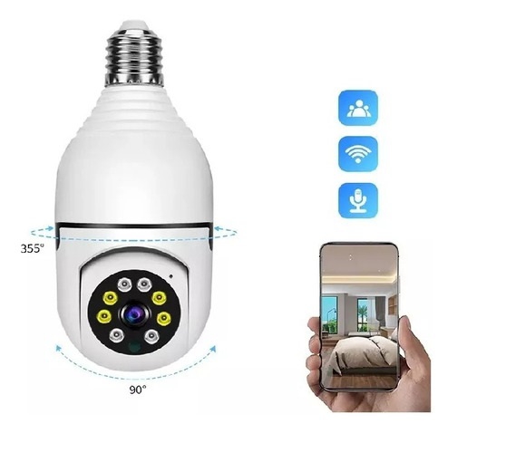 Foto 4 pulgar | Cámara de Vigilancia Wifi HD de 360° con Control de Aplicaciones - Venta Internacional