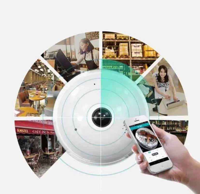 Foto 6 pulgar | Cámara de Vigilancia Wifi HD de 360° con Control de Aplicaciones - Venta Internacional