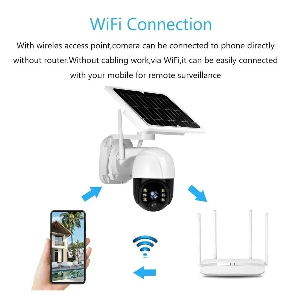 Foto 5 pulgar | Cámara de Seguridad Icsee Outdoor Smart Ip Wifi Solar Hd 1080p - Venta Internacional