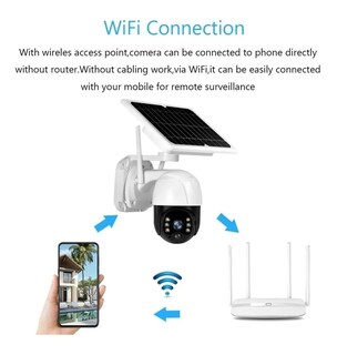Foto 4 | Cámara de Seguridad Icsee Outdoor Smart Ip Wifi Solar Hd 1080p - Venta Internacional