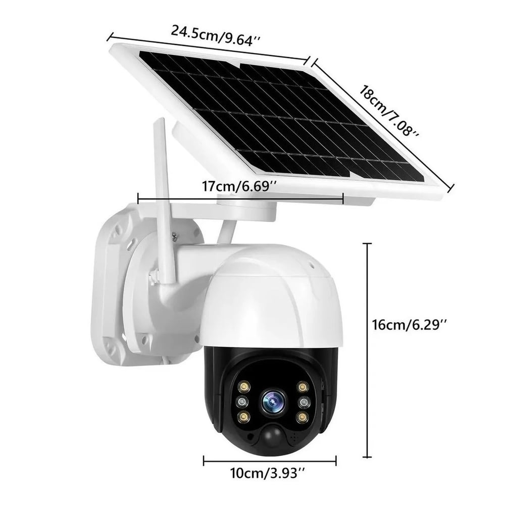 Foto 7 pulgar | Cámara de Seguridad Icsee Outdoor Smart Ip Wifi Solar Hd 1080p - Venta Internacional