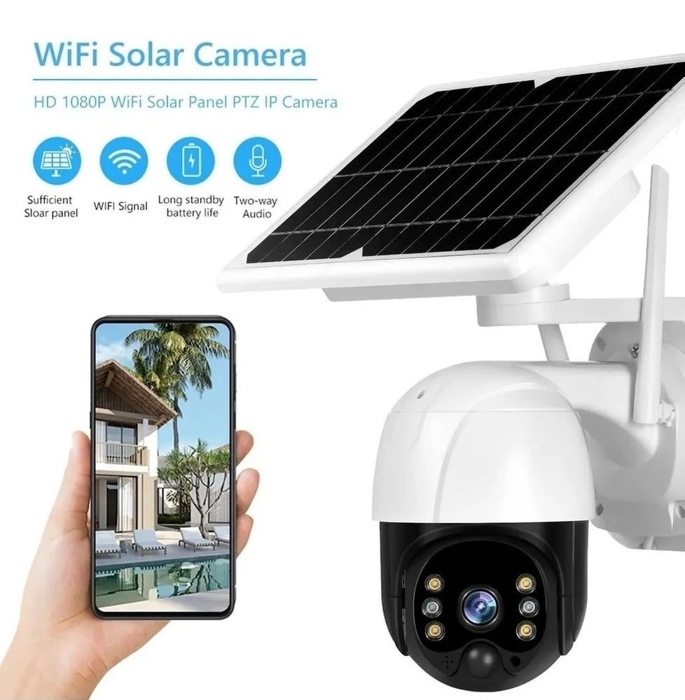 Foto 8 pulgar | Cámara de Seguridad Icsee Outdoor Smart Ip Wifi Solar Hd 1080p - Venta Internacional