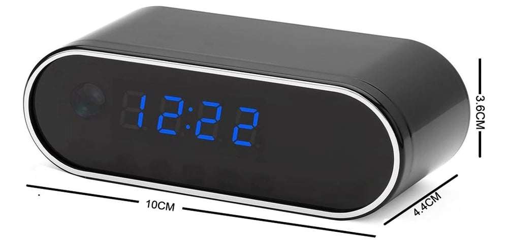 Foto 5 pulgar | Reloj de Mesa con Cámara Espía Wifi Mini Ip P2p DVR 1080p - Venta Internacional