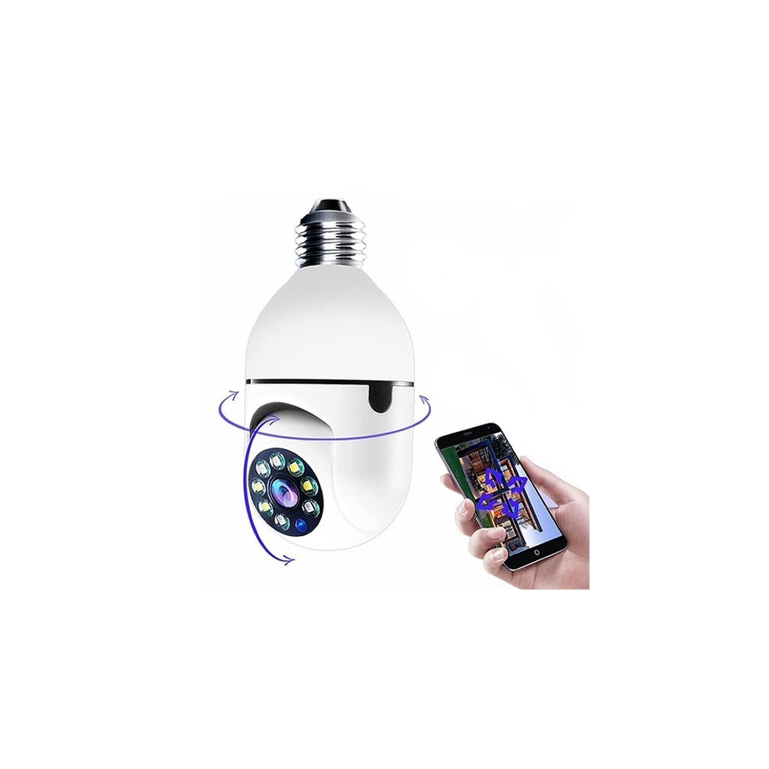 Cámara con Bombilla Ip Motorizada De 360° E27 1080p Yoosee - Venta Internacional