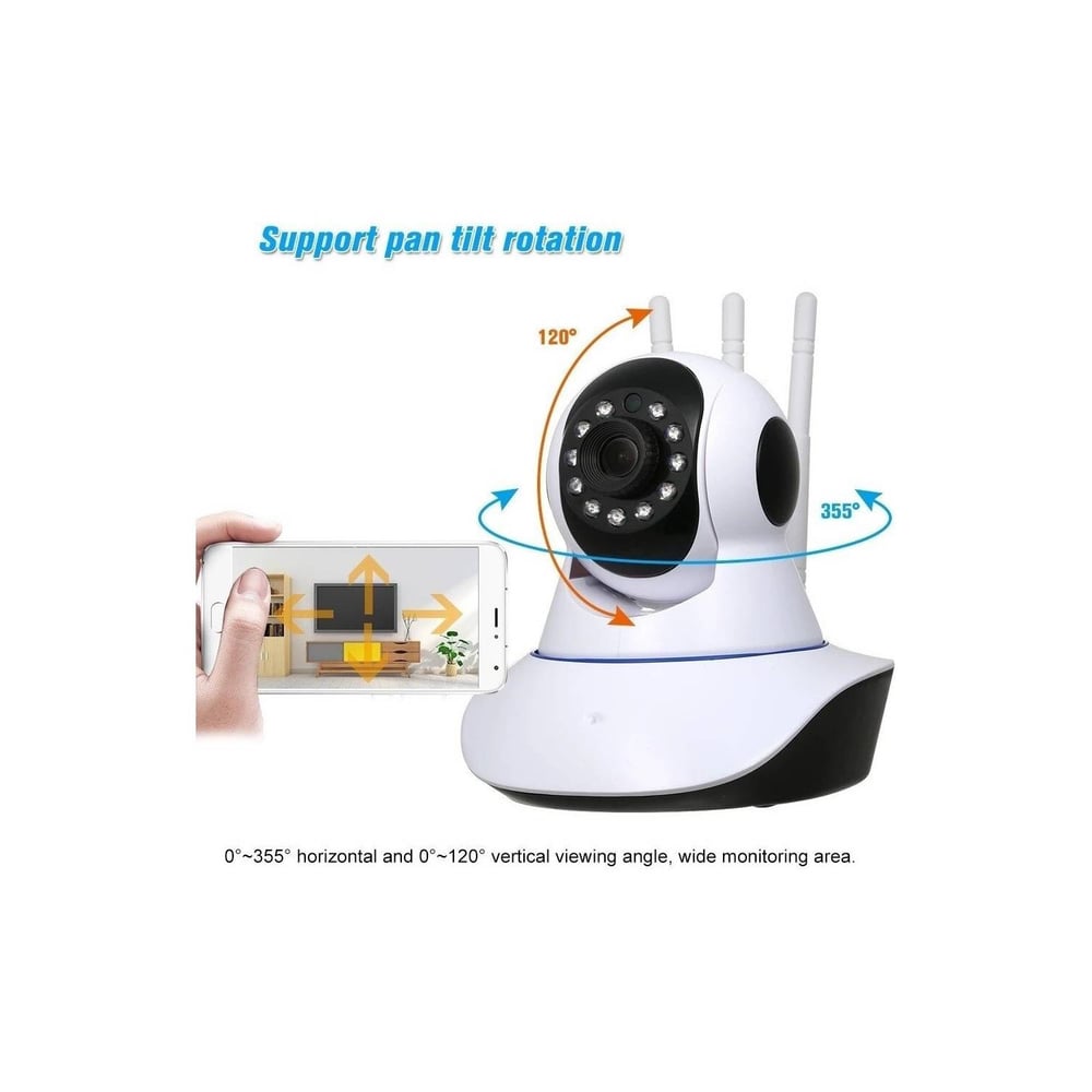 Foto 3 pulgar | Cámara Ip Wifi Hd Motorizada X2 360 Visión - Venta Internacional