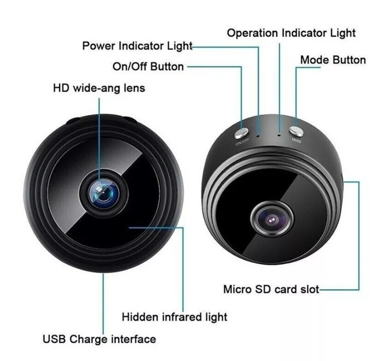 Foto 5 | Cámara De Seguridad V380 Pro Mini Wifi Spy Hidden Wifi Inalámbrica - Venta Internacional.