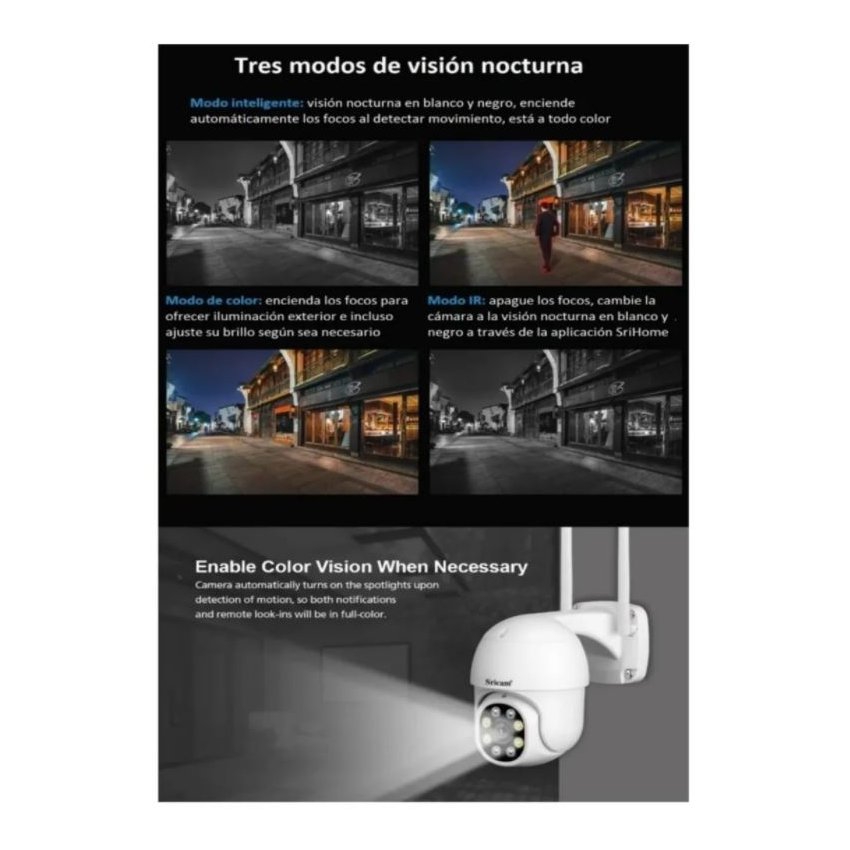 Foto 7 pulgar | Cámara Ip Wifi Para Exteriores 1080p Inalámbrica Hd Infrarroja - Venta Internacional