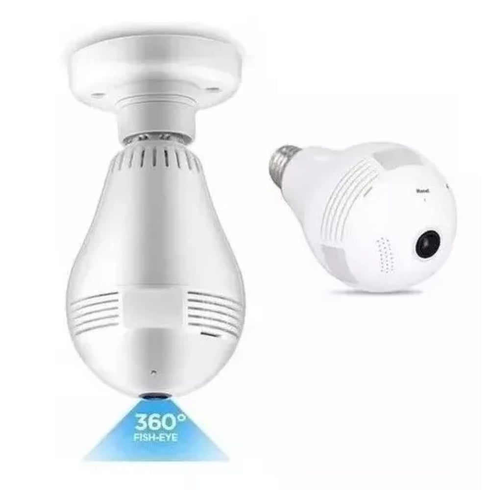 Foto 3 | Cámara Con Bombilla De Seguridad Ip Wifi Panorámica 360 - Venta Internacional