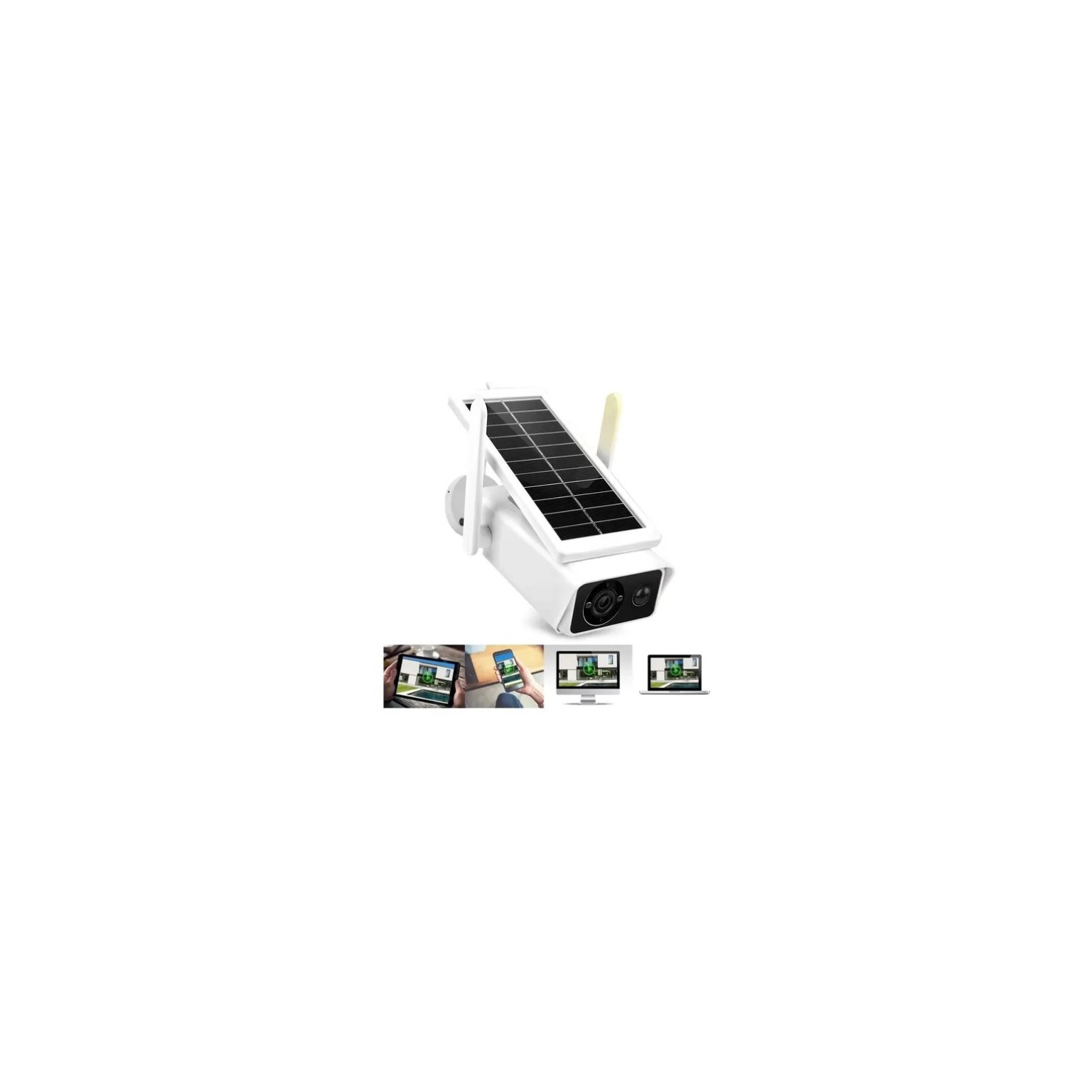 Foto 2 pulgar | Cámara de Seguridad Ip Wifi 1080p Hd con Energía Solar para Exteriores - Venta Internacional