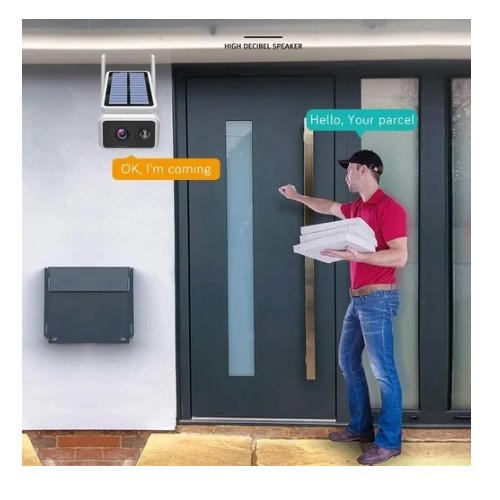 Foto 5 pulgar | Cámara de Seguridad Ip Wifi 1080p Hd con Energía Solar para Exteriores - Venta Internacional