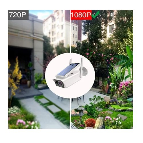 Foto 7 pulgar | Cámara de Seguridad Ip Wifi 1080p Hd con Energía Solar para Exteriores - Venta Internacional