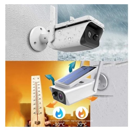 Foto 8 pulgar | Cámara de Seguridad Ip Wifi 1080p Hd con Energía Solar para Exteriores - Venta Internacional