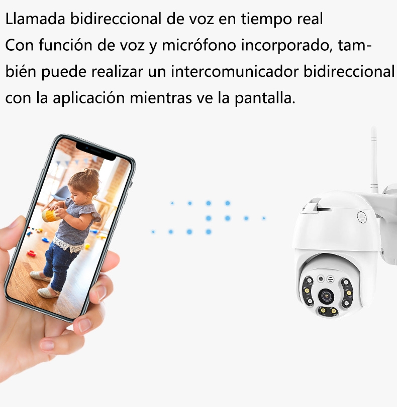 Foto 5 pulgar | Cámara de Seguridad IP Wifi Outdoor 1080p HD Inalámbrica - Venta Internacional