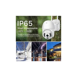 Foto 7 | Cámara de Seguridad con Wifi Exterior 1080p Alarma Ip66 A Prueba De Agua - Venta Internacional