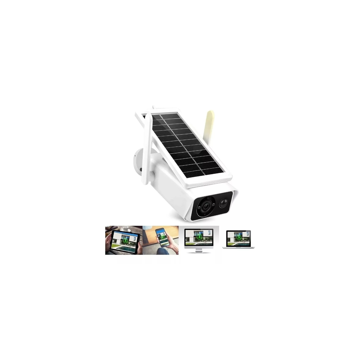 Foto 2 pulgar | Cámara de Seguridad Ip Wifi 1080p Hd con Energía Solar para Exteriores - Venta Internacional