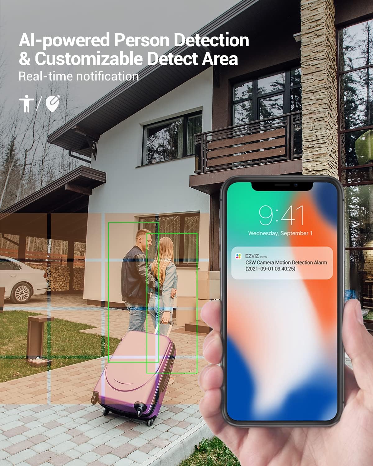 Foto 5 pulgar | Cámara de Seguridad Ezviz H3c Wi-fi Smart Home con Resolución 2k - Venta Internacional
