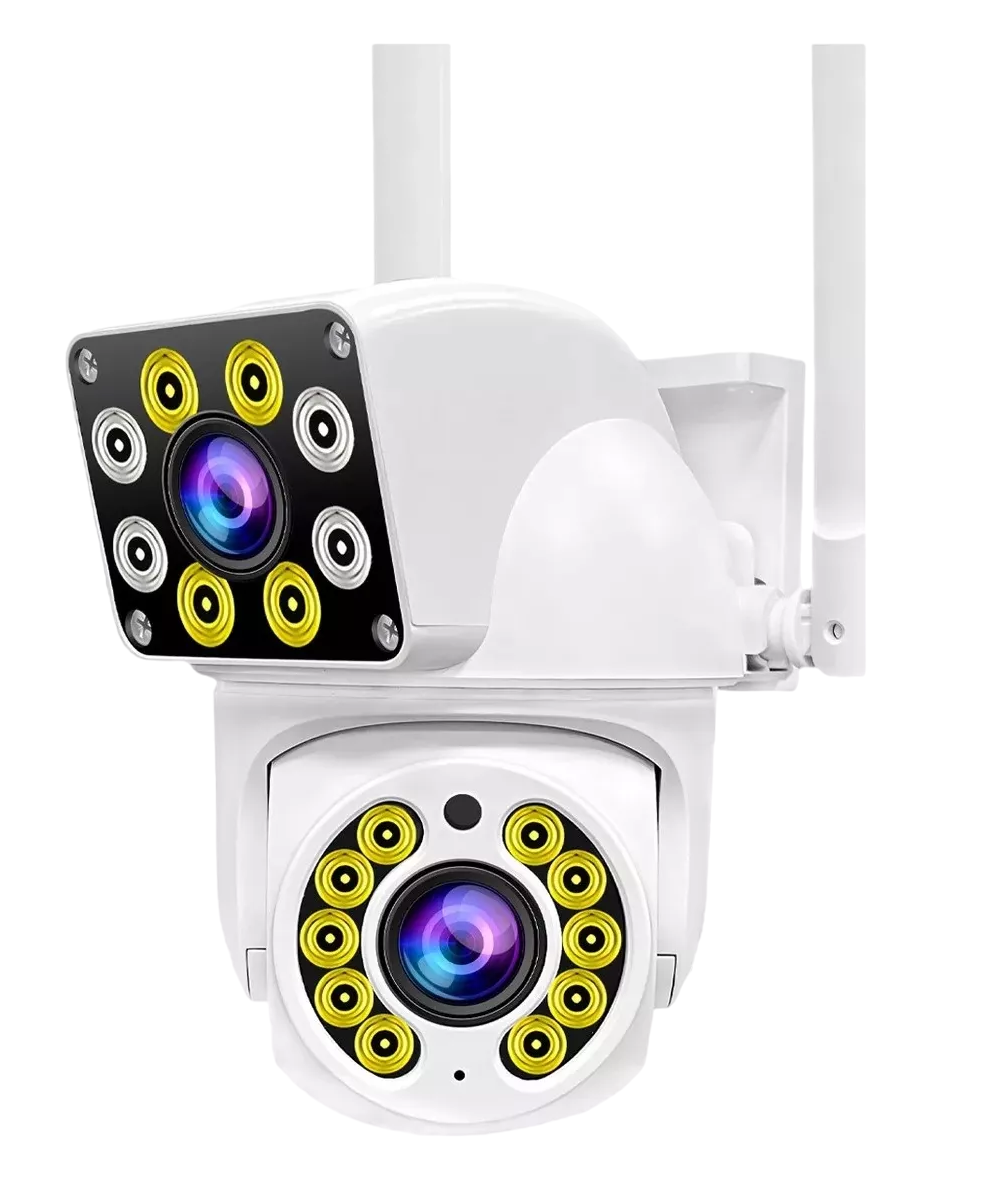 Cámara de Seguridad Doble Lente para Exterior Lab.G 4mp Resolución