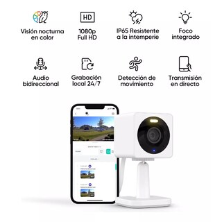 Foto 4 | Cámara De Seguridad Wi-fi Hd 1080p Eo Safe Imports Esi-16626 Blanco