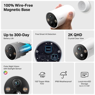 Foto 4 | Cámara De Seguridad Tp-link Tapo C425 Smart Wire-free, Paquete De 1 - Venta Internacional.
