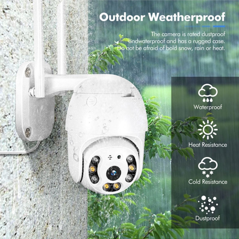 Foto 6 pulgar | Cámara de Seguridad Ptz Wifi Ip Compatible Con Apple-android - Venta Internacional