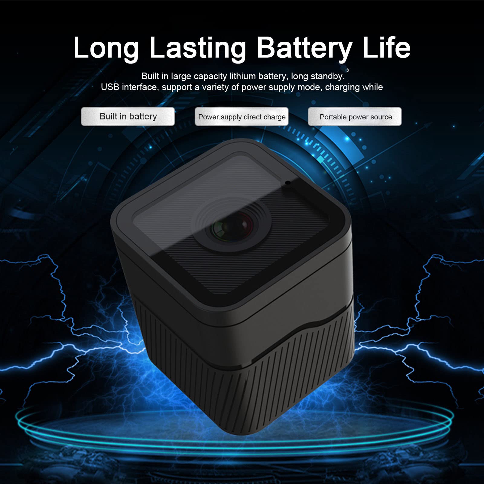 Foto 5 pulgar | Cámara De Acción Tangxi Wifi 1080p Con Micrófono, Tarjeta Tf De 256 Gb - Venta Internacional.