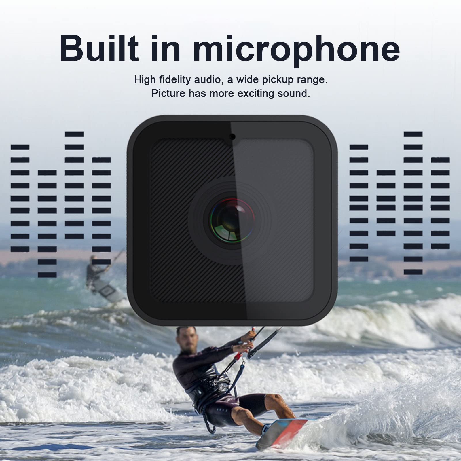 Foto 7 pulgar | Cámara De Acción Tangxi Wifi 1080p Con Micrófono, Tarjeta Tf De 256 Gb - Venta Internacional.