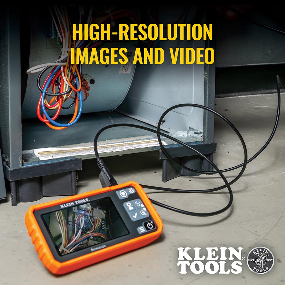 Foto 4 pulgar | Boroscopio Utilitario Klein Tools ET17 con Serpiente de 10 Pies LED LCD 4.3" - Venta Internacional