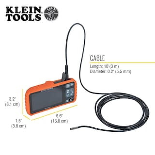 Foto 4 | Boroscopio Utilitario Klein Tools ET17 con Serpiente de 10 Pies LED LCD 4.3" - Venta Internacional