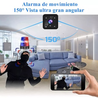 Foto 2 | Mini Cámara Espía Wifi Hd 1080p Con Visión Nocturna Eo Safe Imports Esi-3425-1 Negro