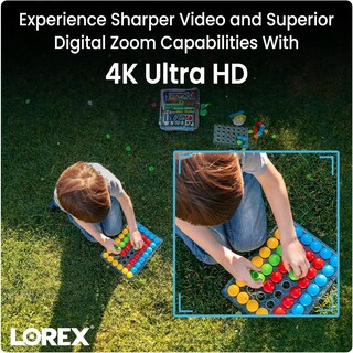 Foto 2 | Cámara De Seguridad Lorex 4k 8mp Ip Bullet Poe Cableada Negra - Venta Internacional.