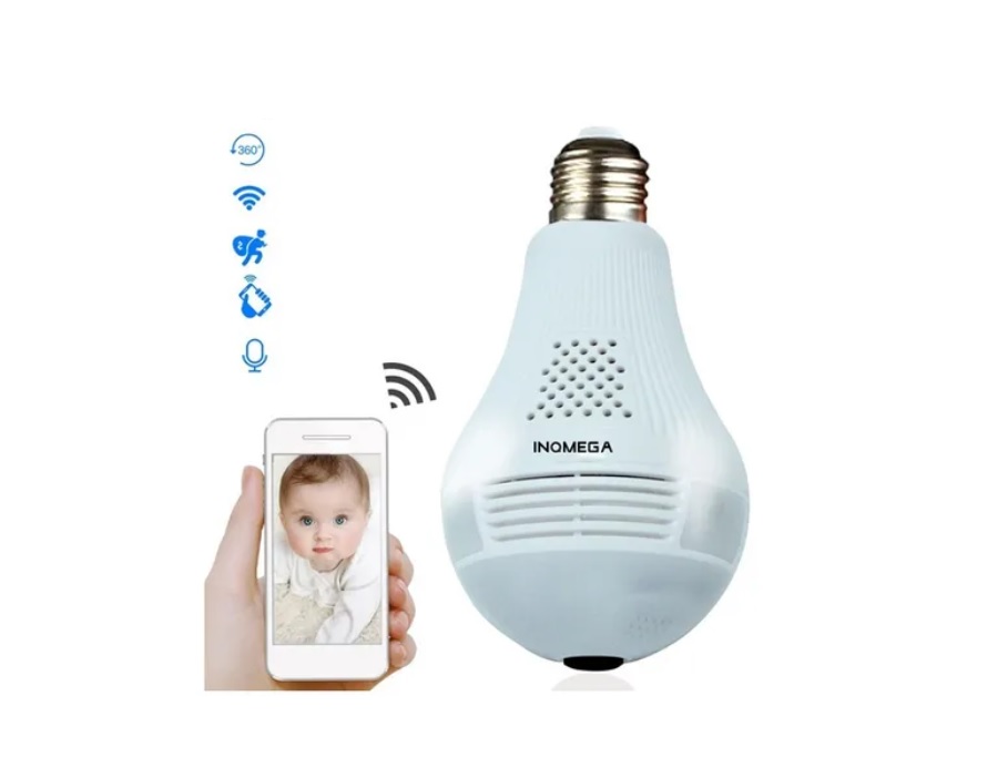 Foto 3 pulgar | Foco Led Inteligente Con Cámara Panorámica Espia