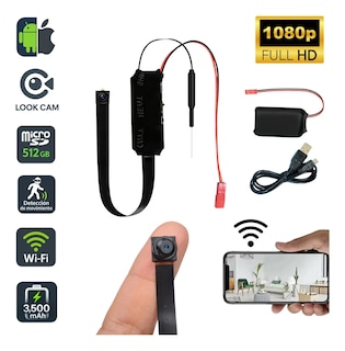 Foto 3 | Mini Cámara Espía Full HD Wifi, Detección De Movimiento, Control Remoto Por App, Ranura Para MicroSD