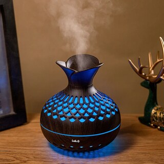 Foto 2 | Humidificador Aceites Difusor Aromaterapia Lámpara Colorida Oscuro