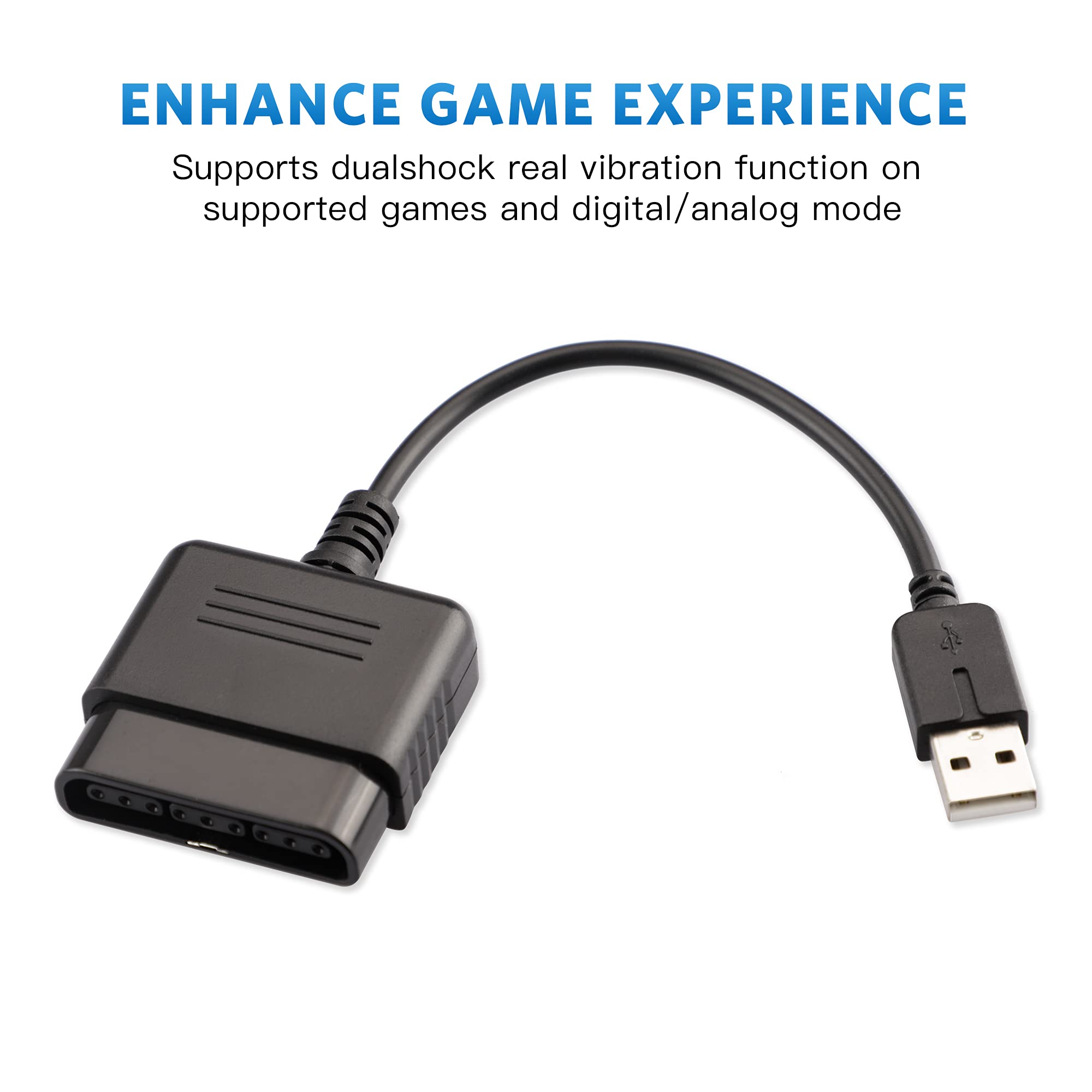 Foto 7 | Cable Conversor Y Adaptador De Controlador Ps2 A Usb Para Ps3/pc - Venta Internacional.