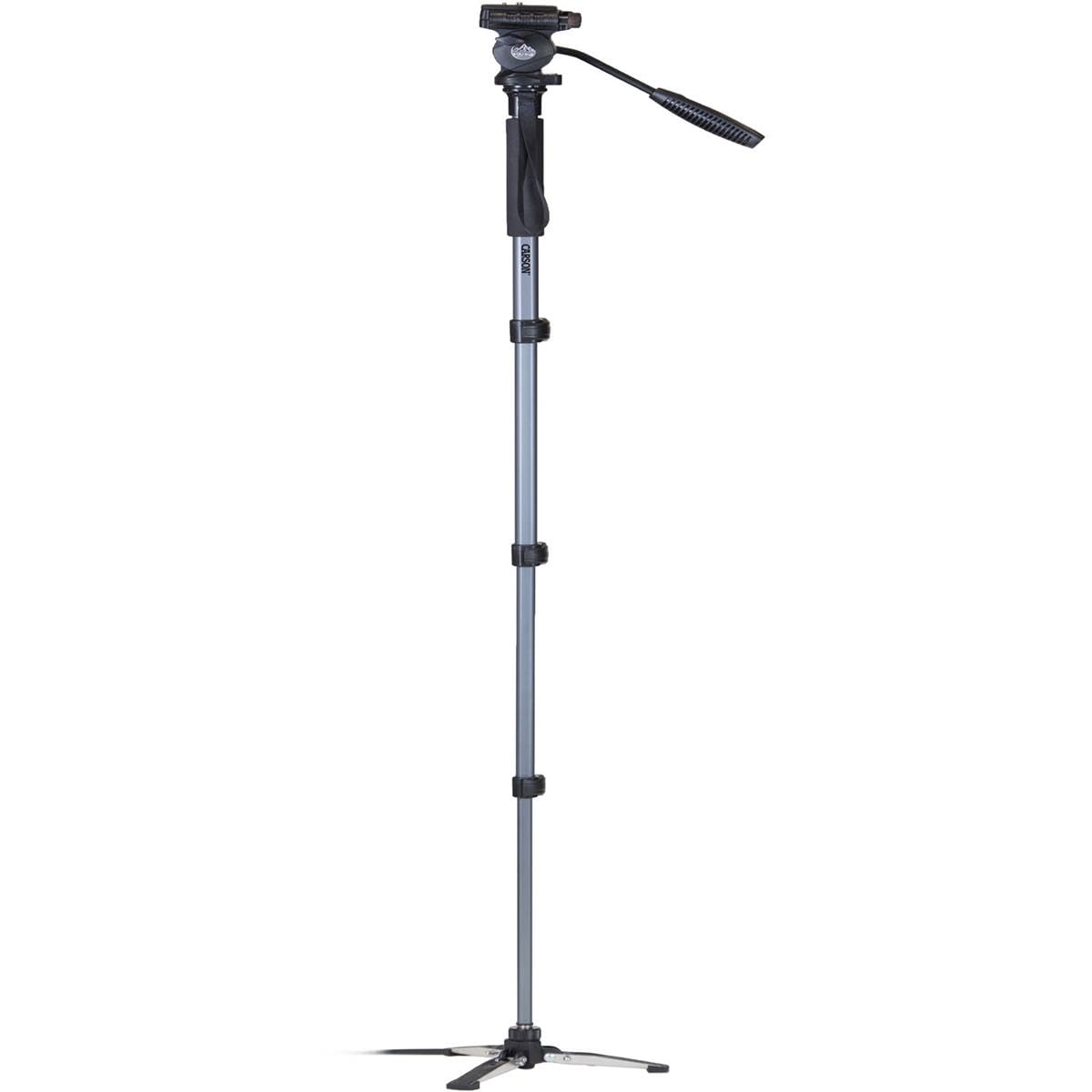 Monópode Carson Tr-500 Con Cabezal Líquido De 3 Vías, 145 Cm - Venta Internacional.