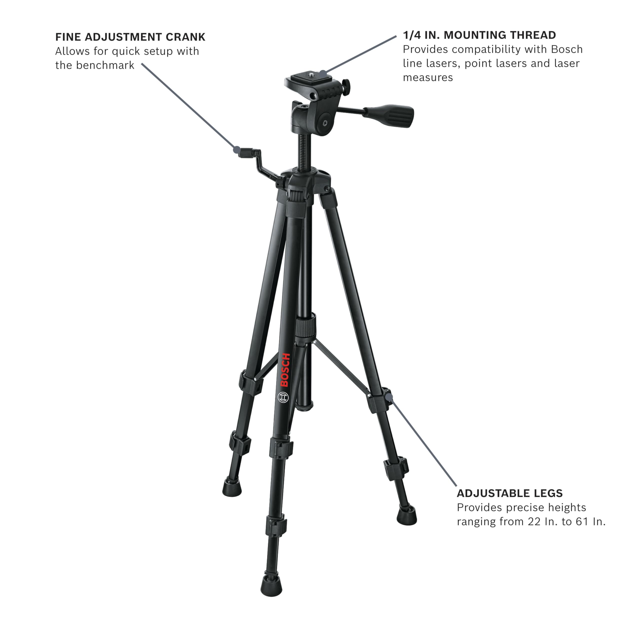 Foto 3 pulgar | Trípode Compacto Bosch Bt 150 para Láseres De Línea Y Distancia - Venta Internacional