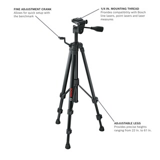 Foto 2 | Trípode Compacto Bosch Bt 150 para Láseres De Línea Y Distancia - Venta Internacional