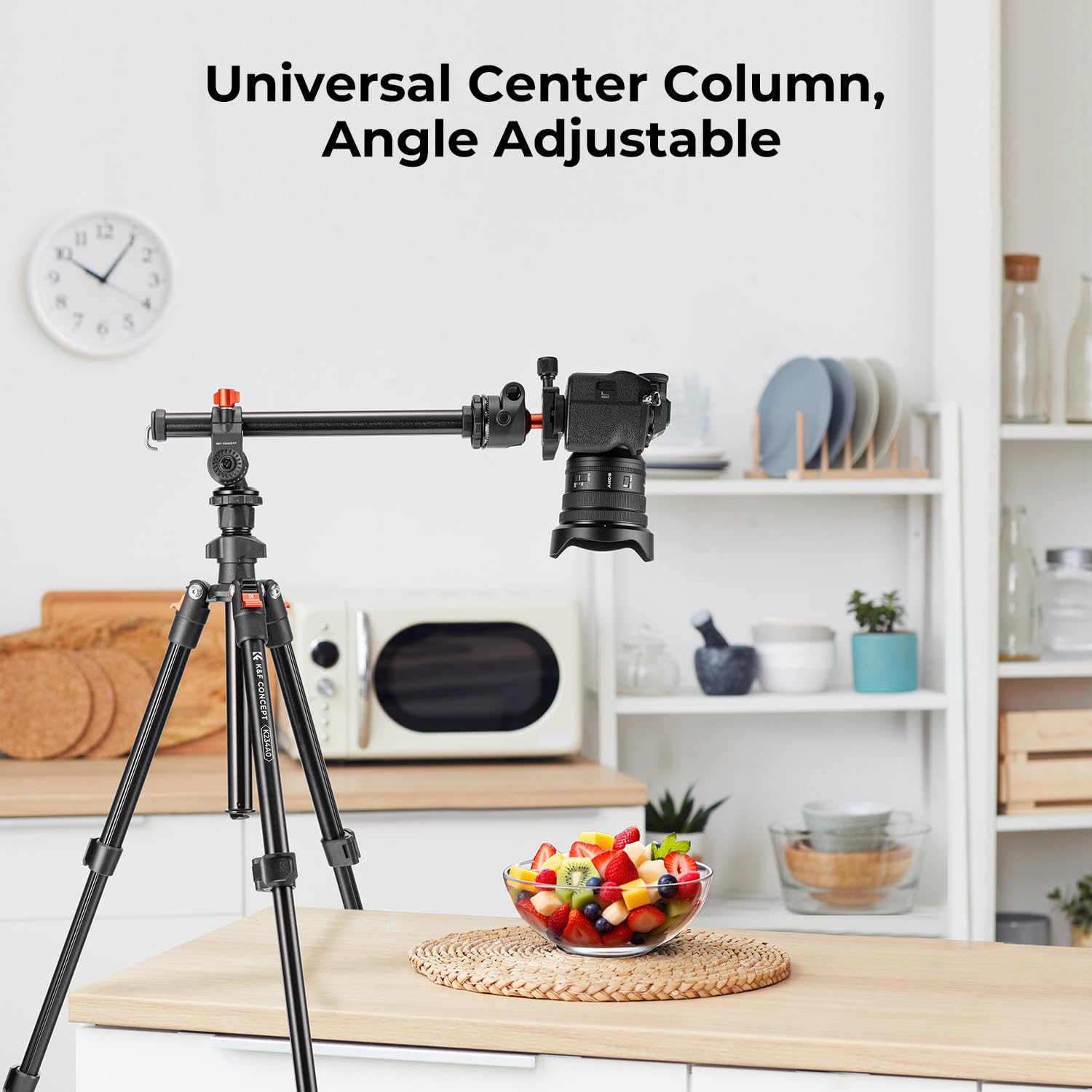 Foto 4 pulgar | Trípode Para Cámara K&f Concept De 195 Cm Con Cabezal Esférico, Carga De 8 Kg - Venta Internacional.