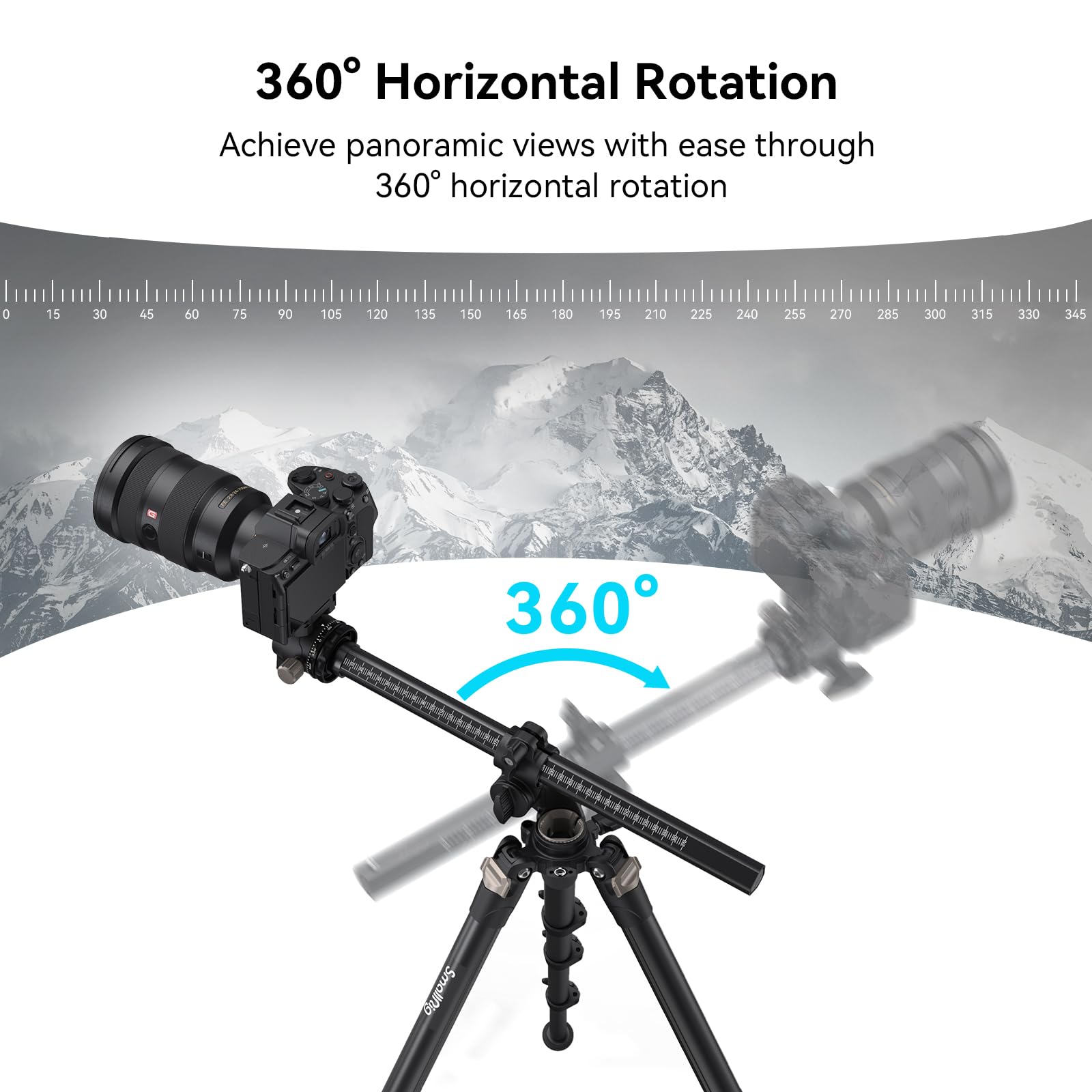 Foto 3 | Trípode para Cámara SmallRig CT200 73 con Rotación de 360° - Venta Internacional