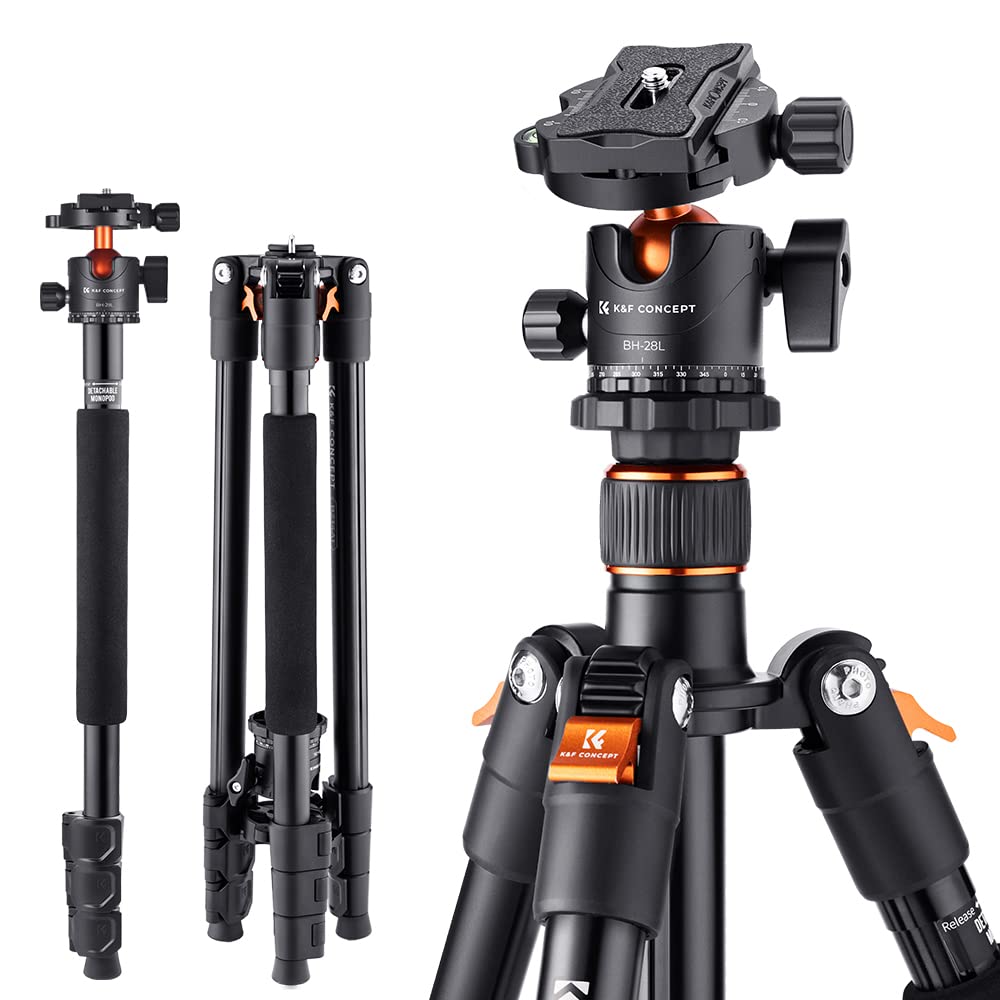 Foto 1 | Trípode de Cámara K&f Concept B234a1+bh-28l 162 cm - Venta Internacional