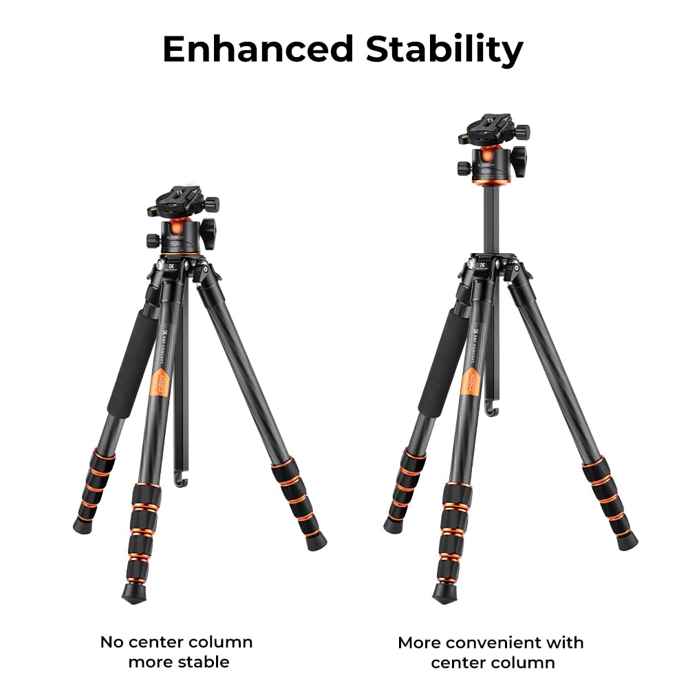 Foto 4 | Trípode K&F Concept A255C2+BH-35L de Fibra de Carbono 15 kg de Carga - Venta Internacional